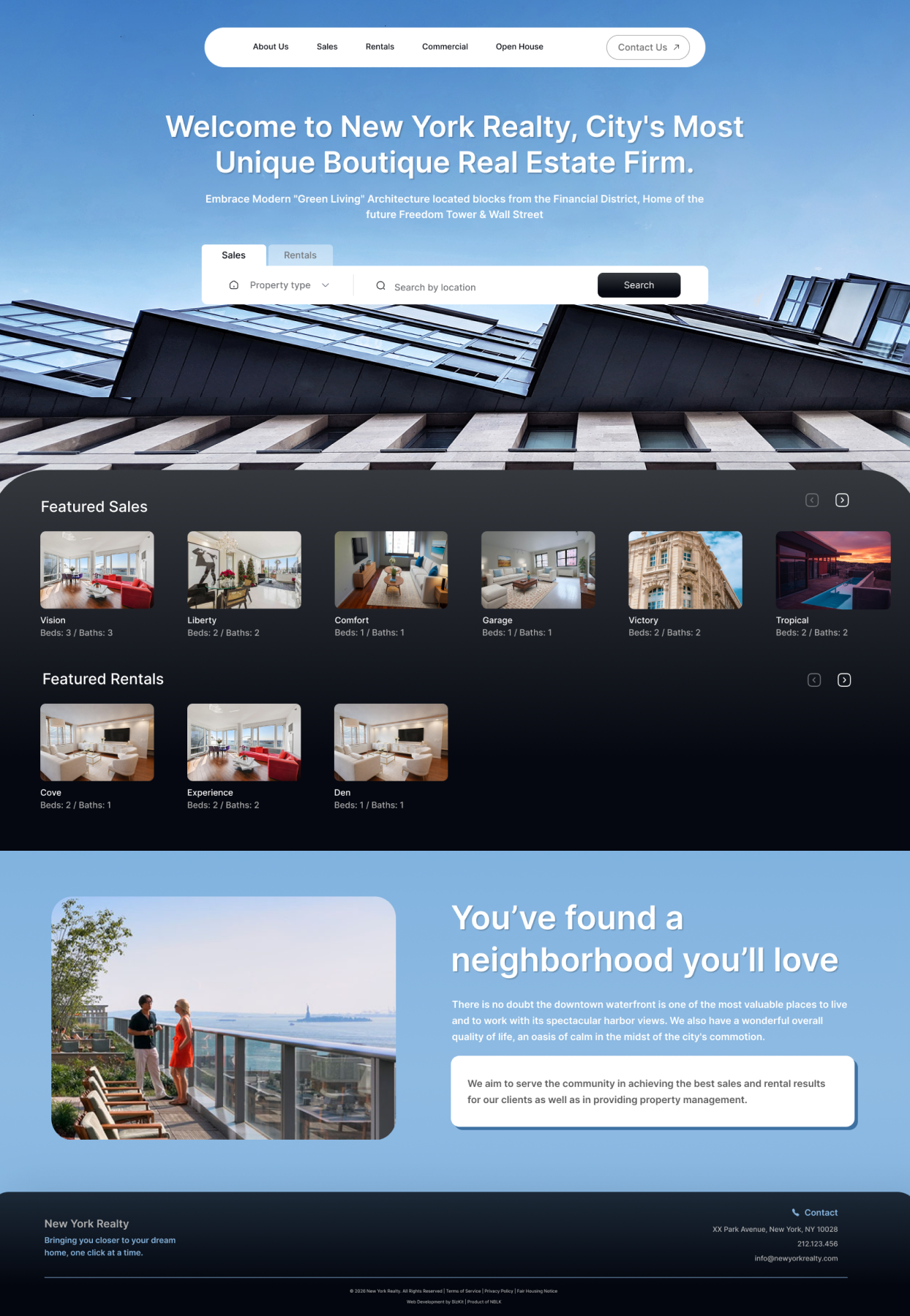 Real Estate Website Redesign & MLS Integration website preview